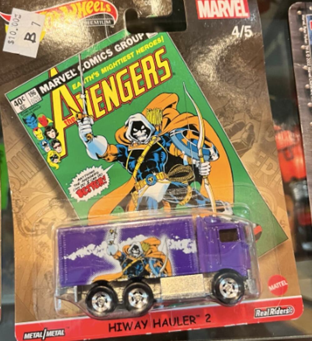 2021 Hot Wheels Premium Marvel Taskmaster Hiway Hauler 2 4/5 GRL40